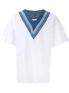 Juun.j Denim Neckline T-shirt
