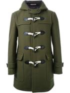 Guild Prime Hooded Duffle Coat, Men's, Size: Small, Green, Wool