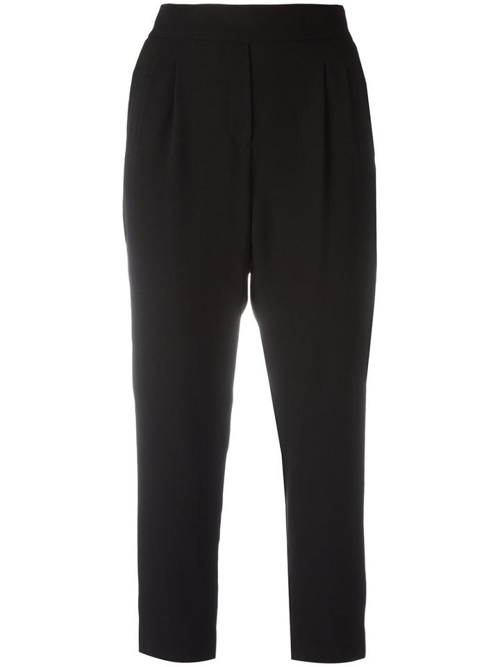 Steffen Schraut Cropped Trousers, Women's, Size: 38, Black, Polyester