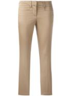 Dondup Myay Trousers, Women's, Size: 42, Nude/neutrals, Cotton/spandex/elastane