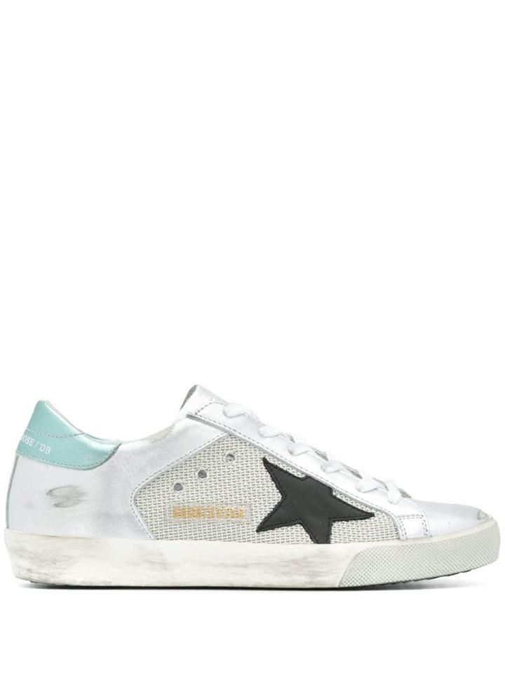 Golden Goose Deluxe Brand Superstar Lo-top Sneakers - Silver