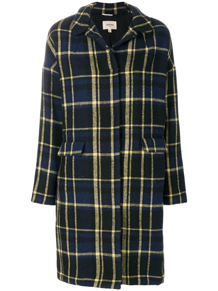 Bellerose Plaid Coat - Blue