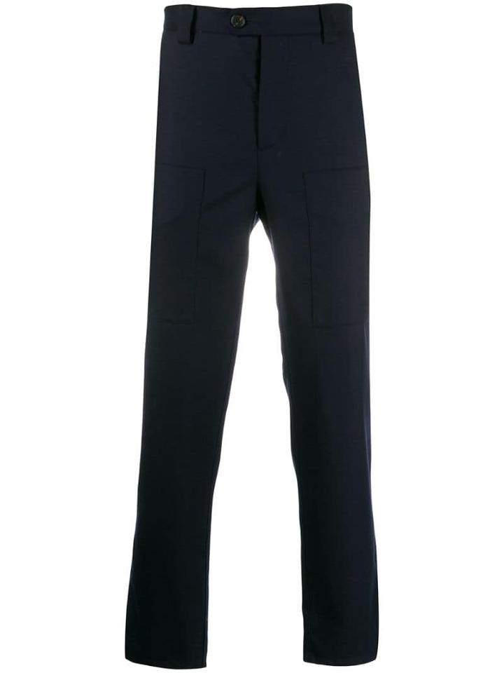 Brunello Cucinelli Regular Fit Tailored Trousers - Blue