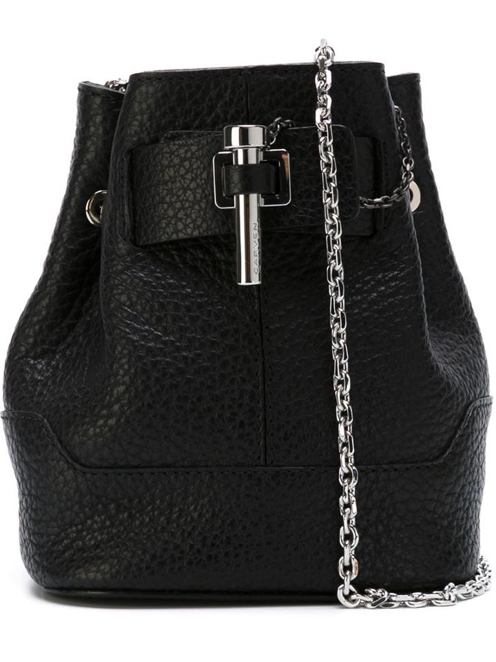 Carven Mini Pin Detail Crossbody Bag