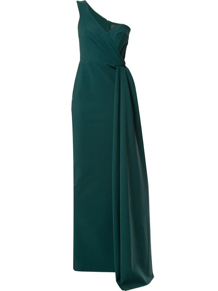 Greta Constantine Vedast Gown - Green