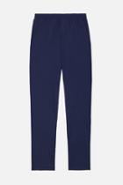 Ami Alexandre Mattiussi Elasticated Waist Trousers, Men's, Size: 38, Blue, Wool