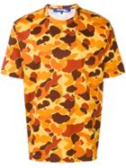 Junya Watanabe Man Camouflage Print T-shirt - Orange