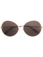 Stella Mccartney Eyewear Round Sunglasses - Brown