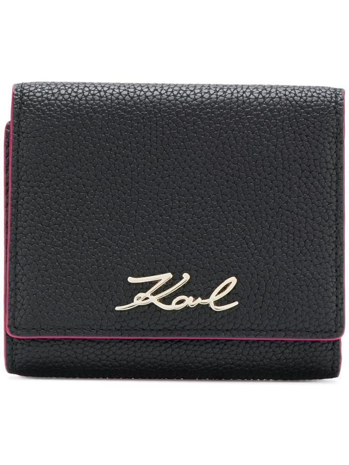 Karl Lagerfeld Karry All Medium Wallet - Black