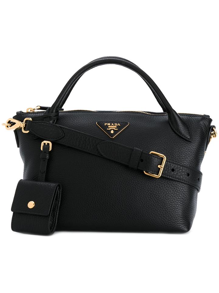 Prada Top Handle Tote - Black