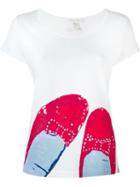 Marc Jacobs 'ruby Red Slippers' T-shirt, Women's, Size: Xs, White, Cotton