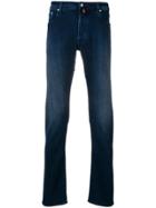 Jacob Cohen Faded Slim-fit Jeans - Blue