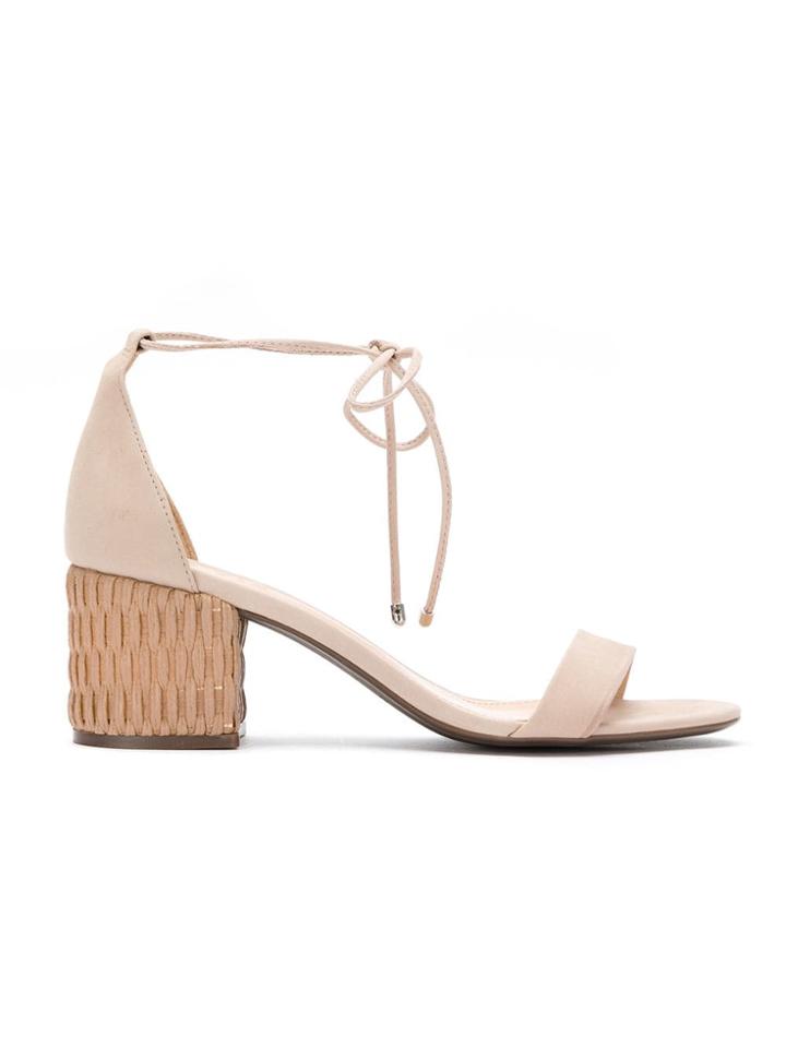 Schutz Schutz S2000103480002 Pale Nude Leather/fur/exotic