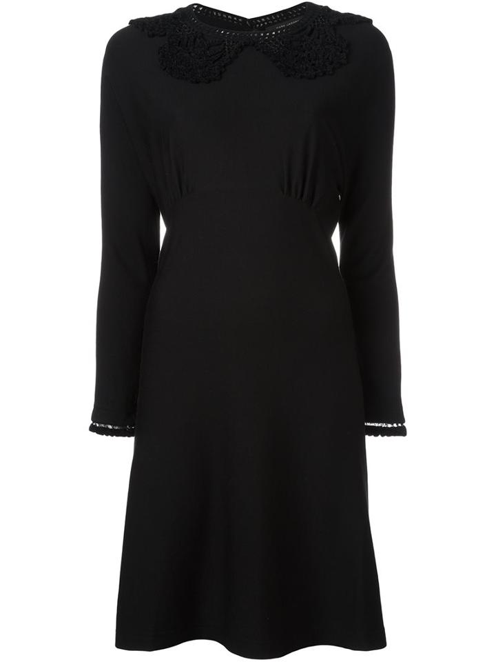 Marc Jacobs Crochet Collar Flared Dress