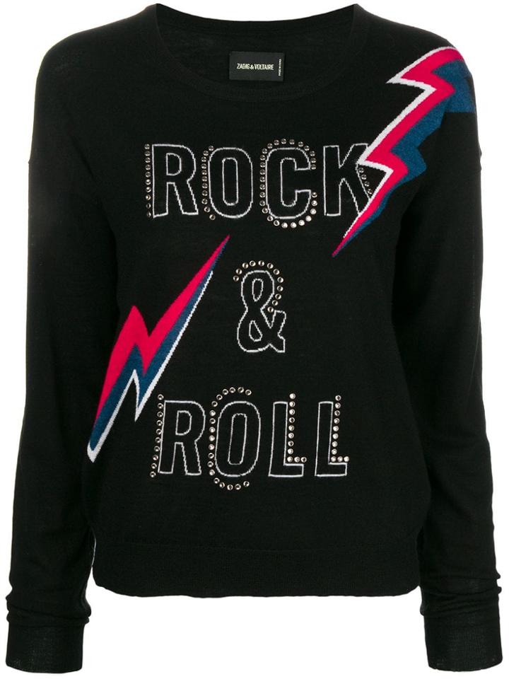 Zadig & Voltaire Rock & Roll Knit Sweater - Black