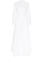 Evi Grintela Juliette Flared Cotton Shirt Dress - White