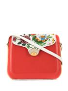 Gucci Pre-owned Flora Line Crossbody Bag - Red