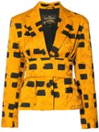 Vivienne Westwood Anglomania Ringstead Jacket, Women's, Size: 40, Yellow/orange, Viscose/cotton/spandex/elastane