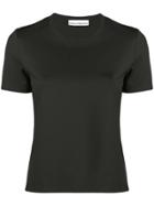 Paco Rabanne Short-sleeve Fitted T-shirt - Black