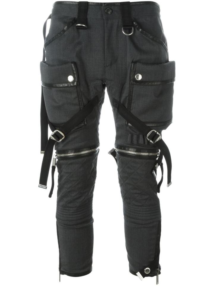 Dsquared2 Strap Detail Biker Trousers