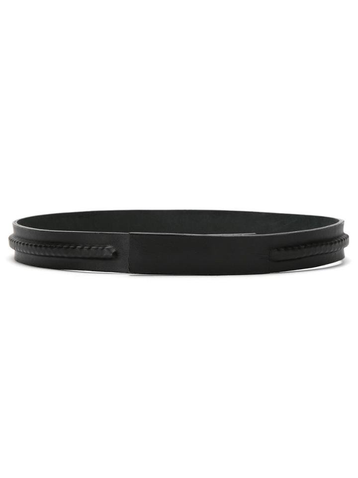 Uma Raquel Davidowicz Leather Templo Belt - Black