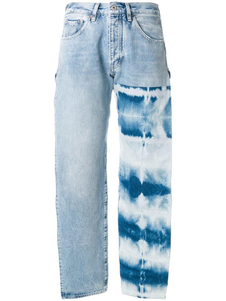 Levi's: Made & Crafted Dye Side Slit Jeans - Blue