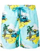 Vilebrequin - Tropical Print Swim Shorts - Men - Cotton/polyamide/polyester - Xl, Cotton/polyamide/polyester
