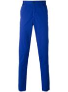 Kenzo - Straight-leg Chinos - Men - Cotton - 46, Blue, Cotton