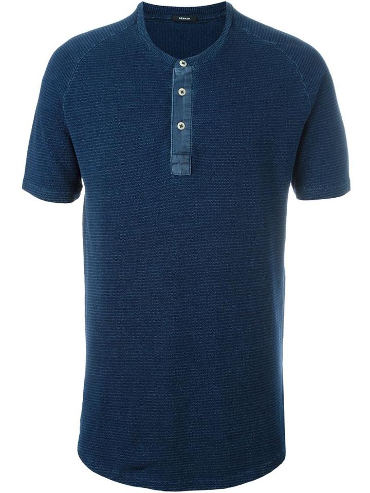 Denham 'riders' Henley T-shirt