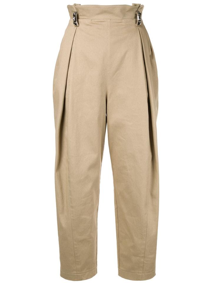Alexander Wang Stud-embellished Trousers - Green