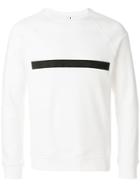 Neil Barrett Tape Detail Sweatshirt - White
