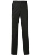Gieves & Hawkes Pinstripe Tailored Trousers - Grey