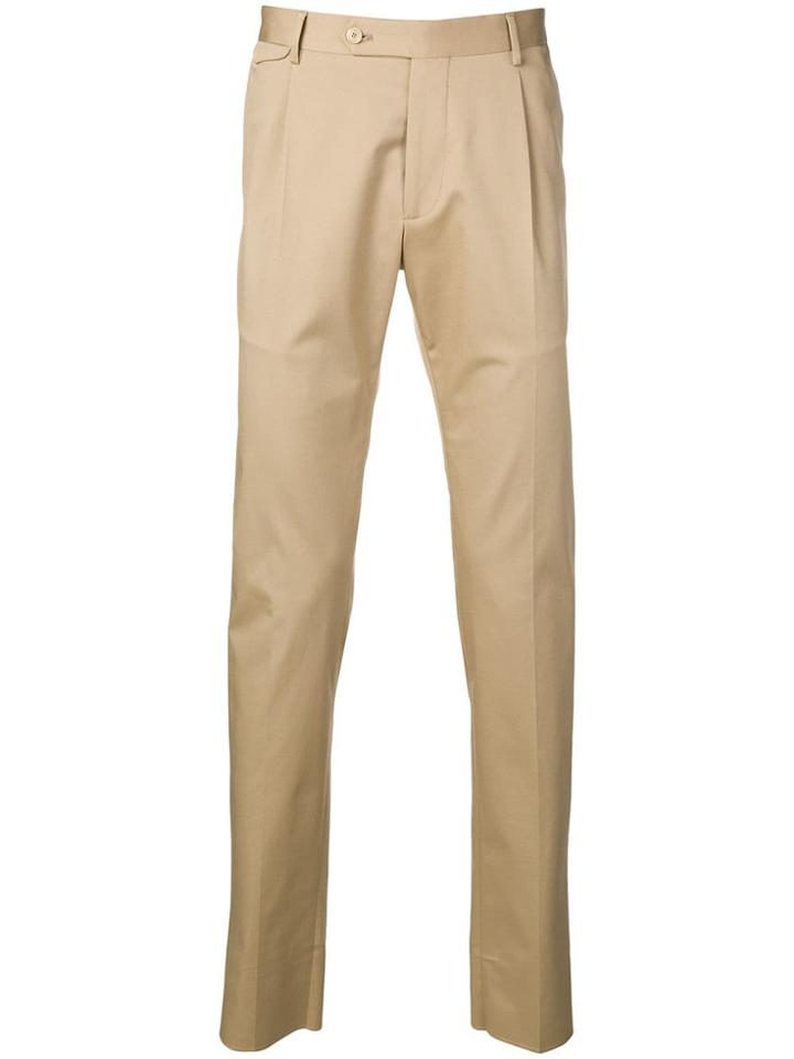 Tagliatore Slim-fit Trousers - Neutrals