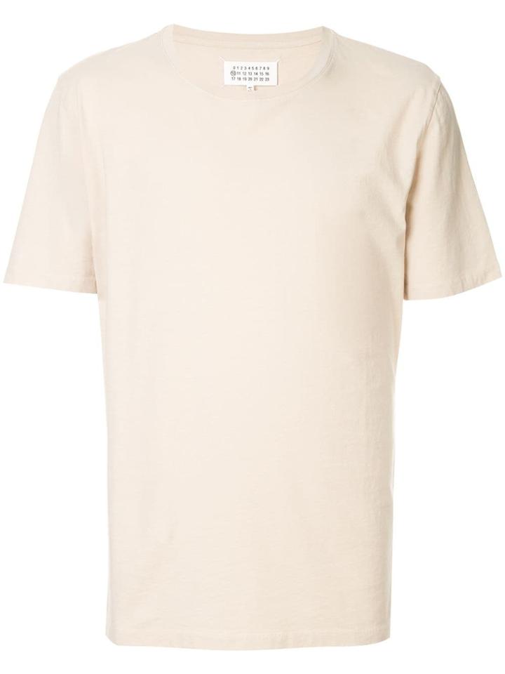 Maison Margiela Round Neck T-shirt - Metallic