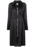 Santoni Trench Coat-style Dress - Black