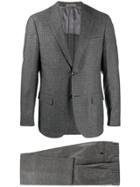 Corneliani Check Two-piece Suit - Grey