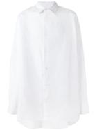 Raf Simons - Classic Shirt - Men - Linen/flax - 46, White, Linen/flax