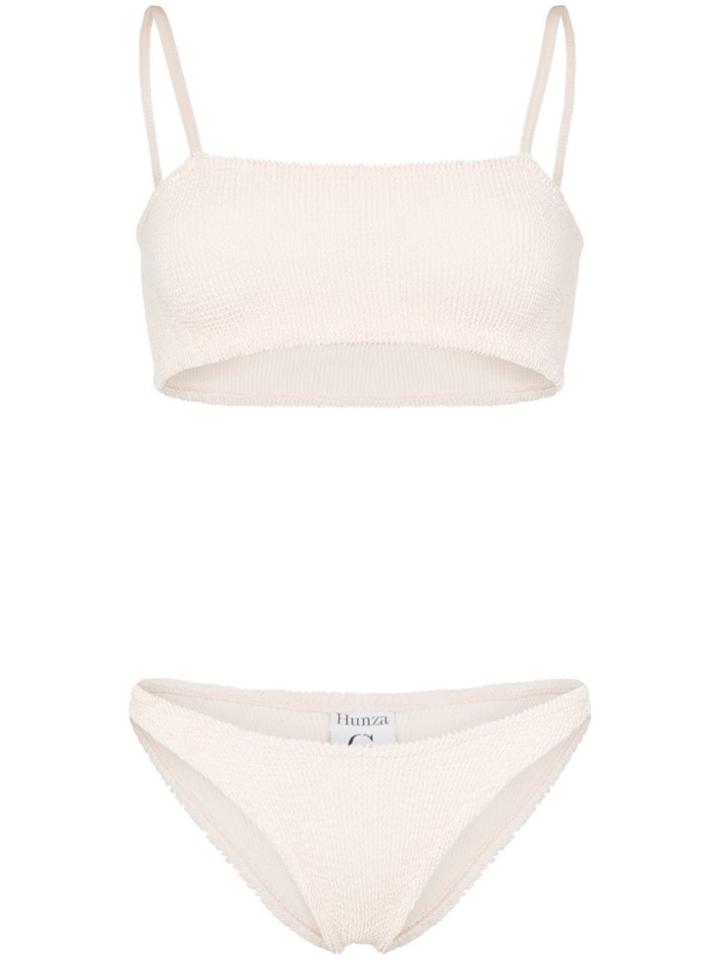 Hunza G Hunza G Gigi Bikini Bndu W Spghtt Strps - Neutrals