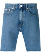 Calvin Klein Jeans - Cut-off Shorts - Men - Cotton - 30, Blue, Cotton