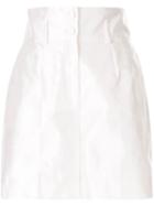Dolce & Gabbana High Waist Shorts - White