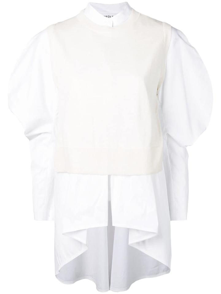 Enföld Oversized Layered Shirt - Neutrals