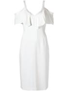 Tufi Duek Midi Dress, Women's, Size: 38, White, Acetate/viscose