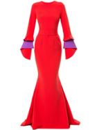 Safiyaa London Akeno Mermaid Gown - Red