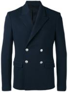 Pierre Balmain - Classic Blazer - Men - Cotton/polyamide/spandex/elastane/viscose - 46, Blue, Cotton/polyamide/spandex/elastane/viscose