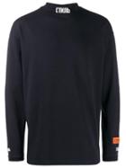 Heron Preston Contrast Neckline Jumper - Black