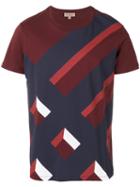 Burberry All Over Print T-shirt, Men's, Size: Medium, Blue, Cotton