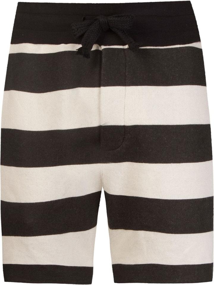 Osklen Striped Shorts - Black