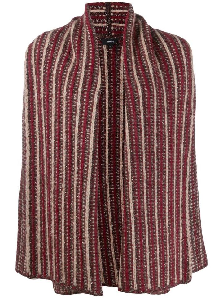 Theory Oversized Patterned Cardigan - Brown