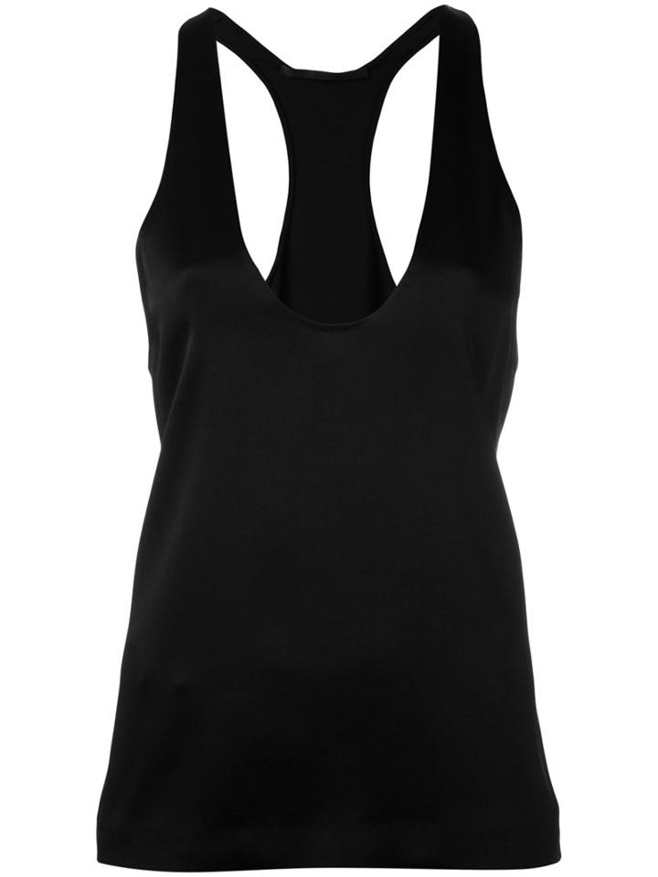 Haider Ackermann - Tank Top - Women - Polyester/acetate/rayon - 38, Women's, Black, Polyester/acetate/rayon