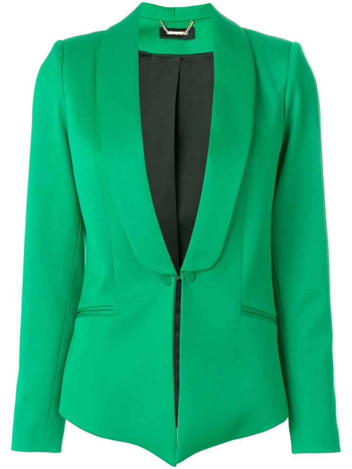 Styland Fitted Buttoned Jacket - Green